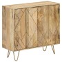 Credenza 80x30x75 cm in Legno Massello di Mango