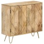 Credenza 80x30x75 cm in Legno Massello di Mango