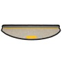 Tappetini per Scale 15 pz Neri 65x21x4 cm