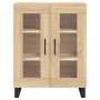Credenza Rovere Sonoma 69,5x34x180 cm in Legno Multistrato