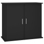 Supporto per Acquario 81x36x73 cm in Legno Multistrato Nero