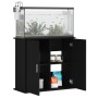 Supporto per Acquario 81x36x73 cm in Legno Multistrato Nero