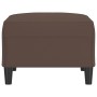 Poggiapiedi Marrone 70x55x41 cm in Similpelle