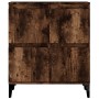 Credenza Rovere Fumo 60x35x70 cm in Legno Multistrato