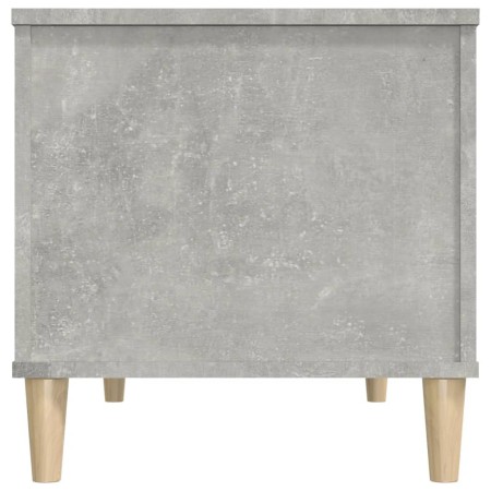 Tavolino Salotto Grigio Cemento 90x44,5x45 cm Legno Multistrato