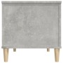 Tavolino Salotto Grigio Cemento 90x44,5x45 cm Legno Multistrato