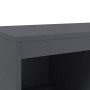 Credenza Antracite 68,5x39x111,5 cm Acciaio Laminato a Freddo