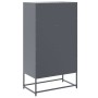 Credenza Antracite 68,5x38,5x123,5 cm in Acciaio