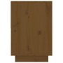 Comodini 2 pz Miele 60x34x51 cm in Legno Massello di Pino