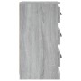 Credenza Grigio Sonoma 36x35,5x67,5 cm in Legno Multistrato