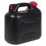 Taniche Carburante Beccuccio Flessibile 3 pz Nero 10 L Plastica