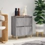 Credenza Grigio Sonoma 60x35x70 cm in Legno Multistrato