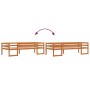 Giroletto per Bambini Marrone Cera 90x200cm Legno Massello Pino
