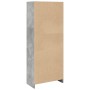 Libreria Grigio Cemento 57x28,5x141 cm in Legno Multistrato