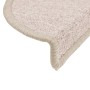 Tappetini per Scale 10 pz 56x17x3 cm Tortora