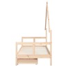 Giroletto Bambini con Cassetti 80x200 cm Legno Massello di Pino