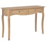 Tavolo Consolle con 2 Cassetti 110x35x76 cm Legno Multistrato