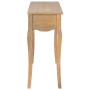 Tavolo Consolle con 2 Cassetti 110x35x76 cm Legno Multistrato