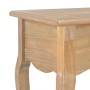 Tavolo Consolle con 2 Cassetti 110x35x76 cm Legno Multistrato