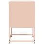 Comodini 2 pz Rosa 36x39x60,5 cm in Acciaio