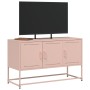 Mobile TV Rosa 100,5x39x60,5 cm in Acciaio