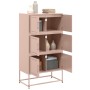 Credenza Rosa 68,5x38,5x123,5 in Acciaio