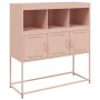 Credenza Rosa 100,5x39x107 cm in Acciaio Laminato a Freddo