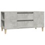 Mobile per TV Grigio Cemento 102x44,5x50 cm Legno Multistrato