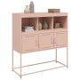 Credenza Rosa 100,5x39x107 cm in Acciaio Laminato a Freddo