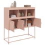 Credenza Rosa 100,5x39x107 cm in Acciaio Laminato a Freddo