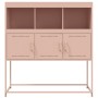 Credenza Rosa 100,5x39x107 cm in Acciaio Laminato a Freddo