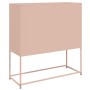 Credenza Rosa 100,5x39x107 cm in Acciaio Laminato a Freddo