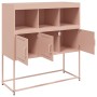 Credenza Rosa 100,5x39x107 cm in Acciaio Laminato a Freddo