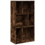 Libreria Rovere Fumo 57x28,5x107,5 cm in Legno Multistrato