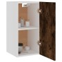 Mobile Pensile Rovere Fumo 29,5x31x60 cm in Legno Multistrato