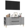 Mobile Porta TV Grigio Sonoma 102x44,5x50 cm Legno Multistrato