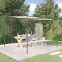 Gazebo Bianco 3x3 m 180 g/m² Tessuto e Acciaio