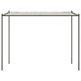 Gazebo Bianco 3x3 m 180 g/m² Tessuto e Acciaio