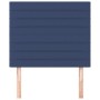 Testiera 2 pz Blu 100x5x78/88 cm in Tessuto