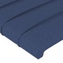 Testiera 2 pz Blu 100x5x78/88 cm in Tessuto