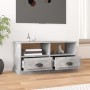 Mobile Porta TV Grigio Cemento 93x35,5x45cm Legno Multistrato