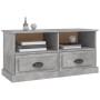 Mobile Porta TV Grigio Cemento 93x35,5x45cm Legno Multistrato