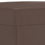 Poggiapiedi Marrone 70x55x41 cm in Similpelle