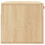 Mobile a Parete Rovere Sonoma 80x36,5x35 cm Legno Multistrato