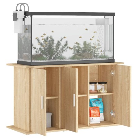 Supporto Acquario 101x41x58 cm Legno Multistrato Rovere Sonoma