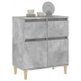 Credenza Grigio Cemento 60x35x70 cm in Legno Multistrato