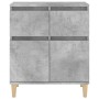 Credenza Grigio Cemento 60x35x70 cm in Legno Multistrato