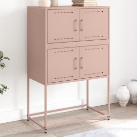 Credenza Rosa 68,5x38,5x107 cm in Acciaio