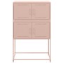 Credenza Rosa 68,5x38,5x107 cm in Acciaio