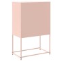 Credenza Rosa 68,5x38,5x107 cm in Acciaio